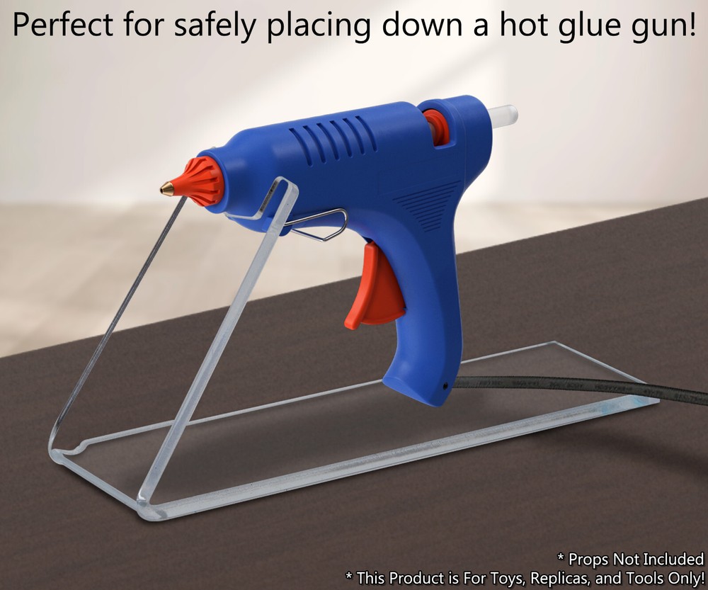 Acrylic Gun Display Model Toy Stand for Retail Tabletops