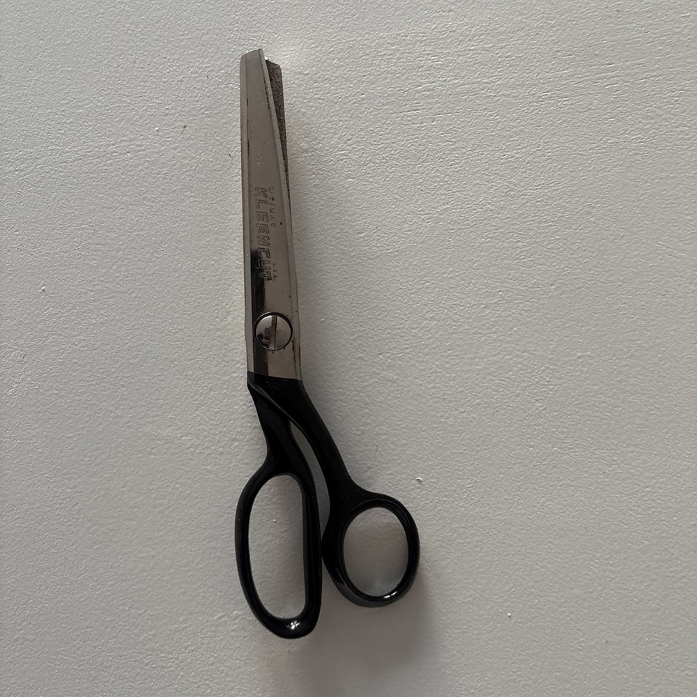 Vintage Kleencut Pinking Shears With The Automatic Stop, Original Box