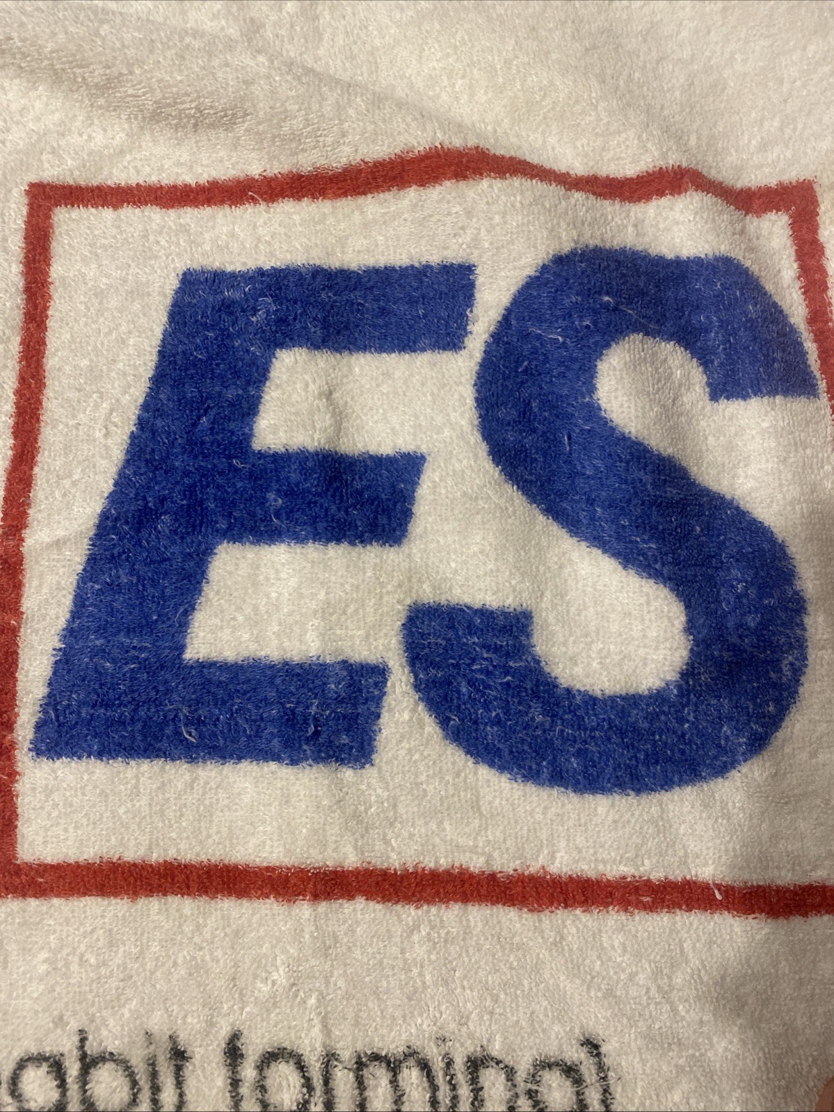 Vtg 1992 Vicodin ES Bath Beach Towel Pharma Advertising Rare