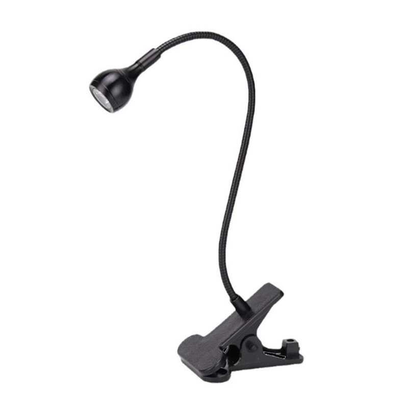 USB Reading Light Flexible LED Light Laptop Clip on Bed Desktop USA Black