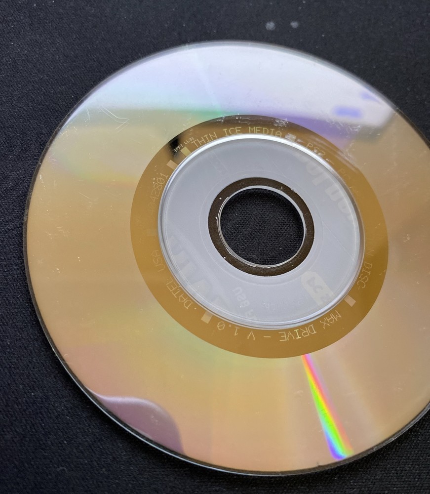 Max Drive - Powered by CodeJunkies - PC Software Disc - 2004 - Action Reply