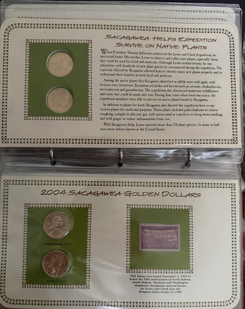 sacagawea dollar coins complete set
