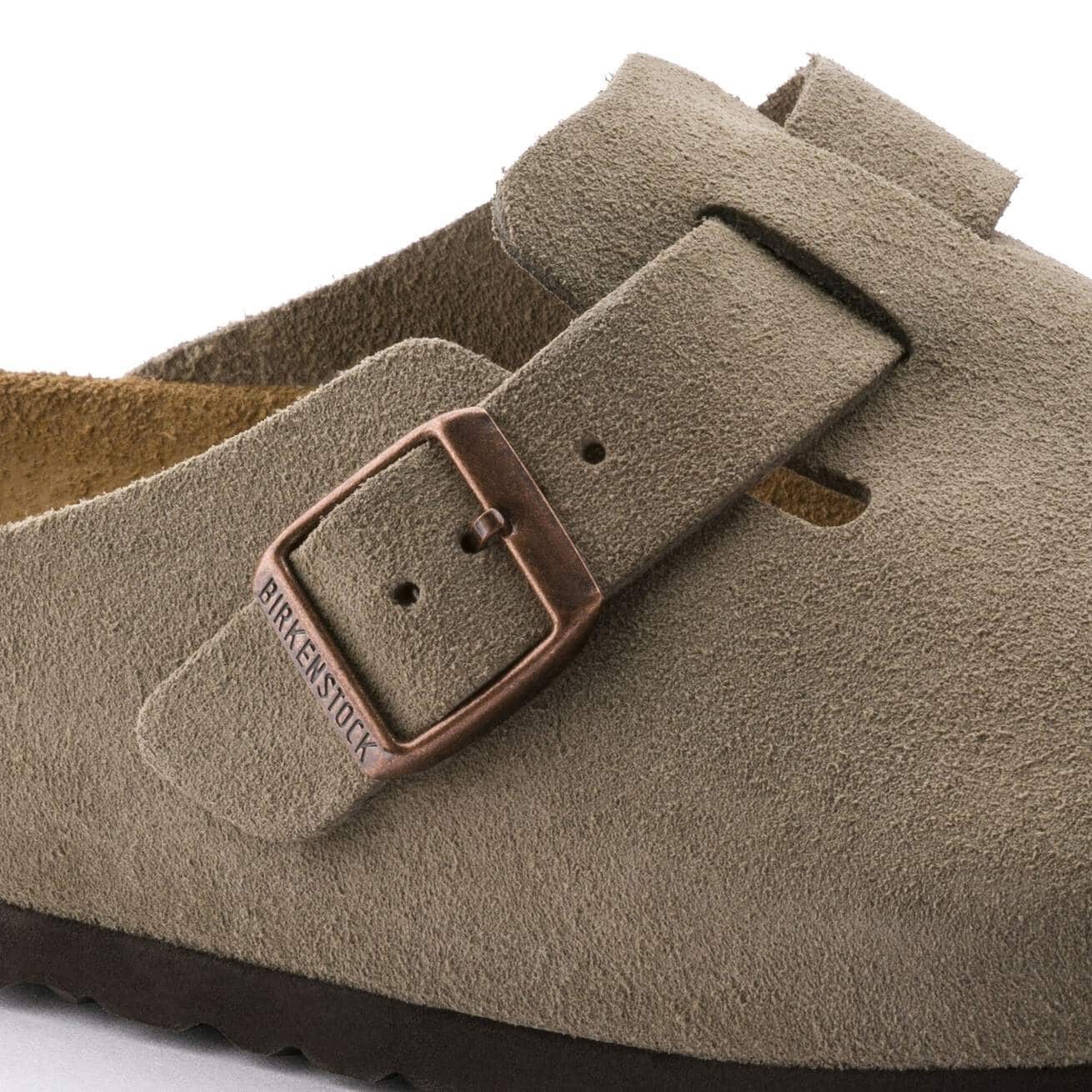 NWT-BIRKENSTOCK Boston Soft Footbed Suede Leather (ALL SIZE-COLOR)
