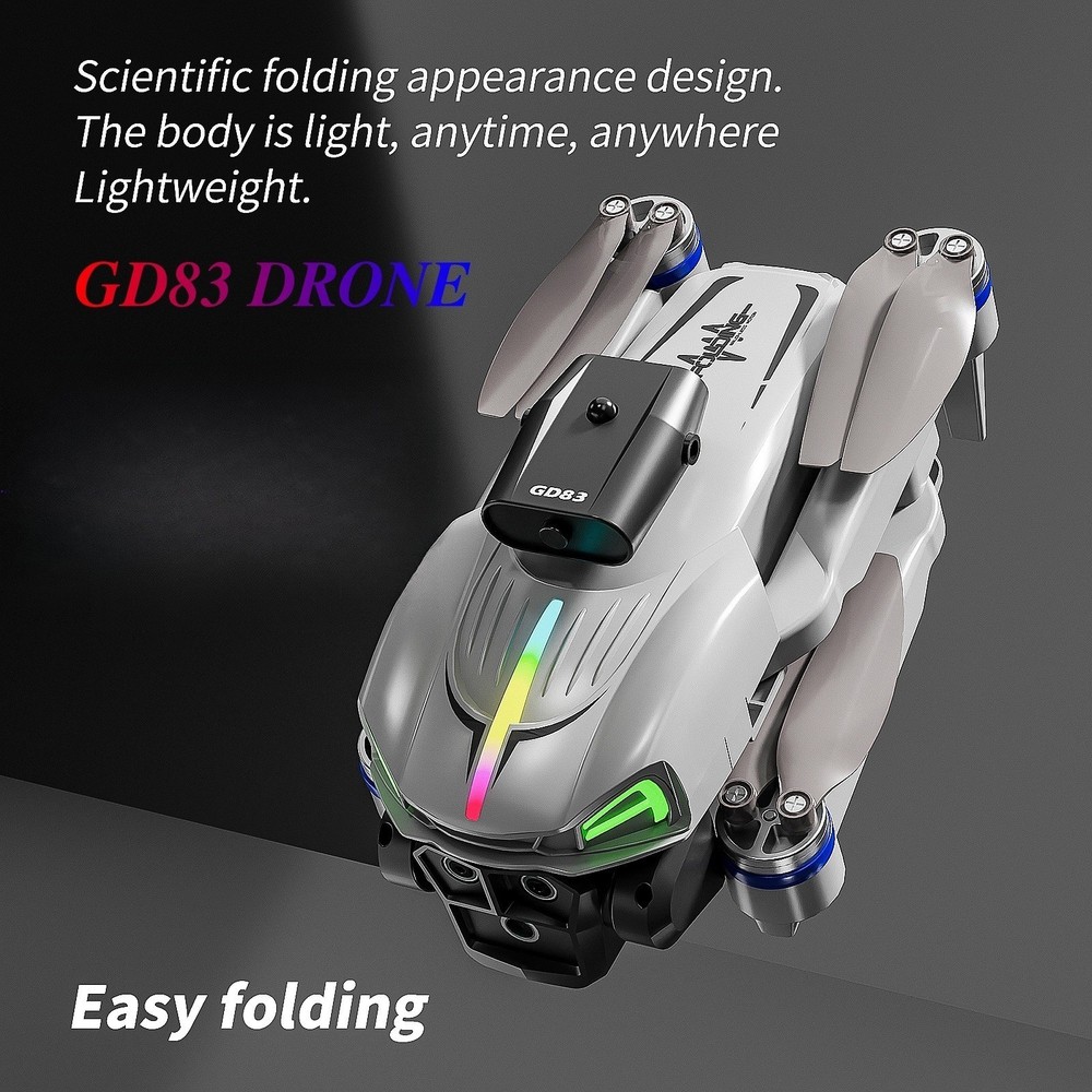 Foldable Quadcopter Drone | Brushless Motors, Large Display Remote Control