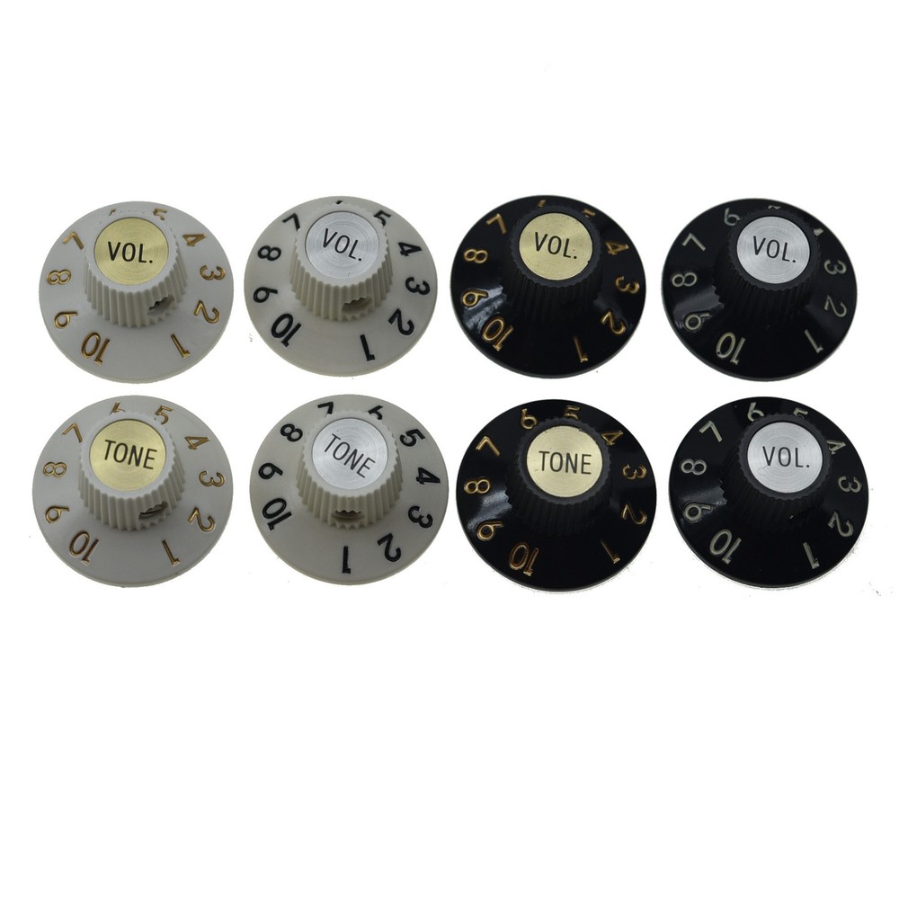 KAISH Skirted Witch Hat Knobs 2V2T for 72 Telecaster Custom/Amplifier/Jazzmaster
