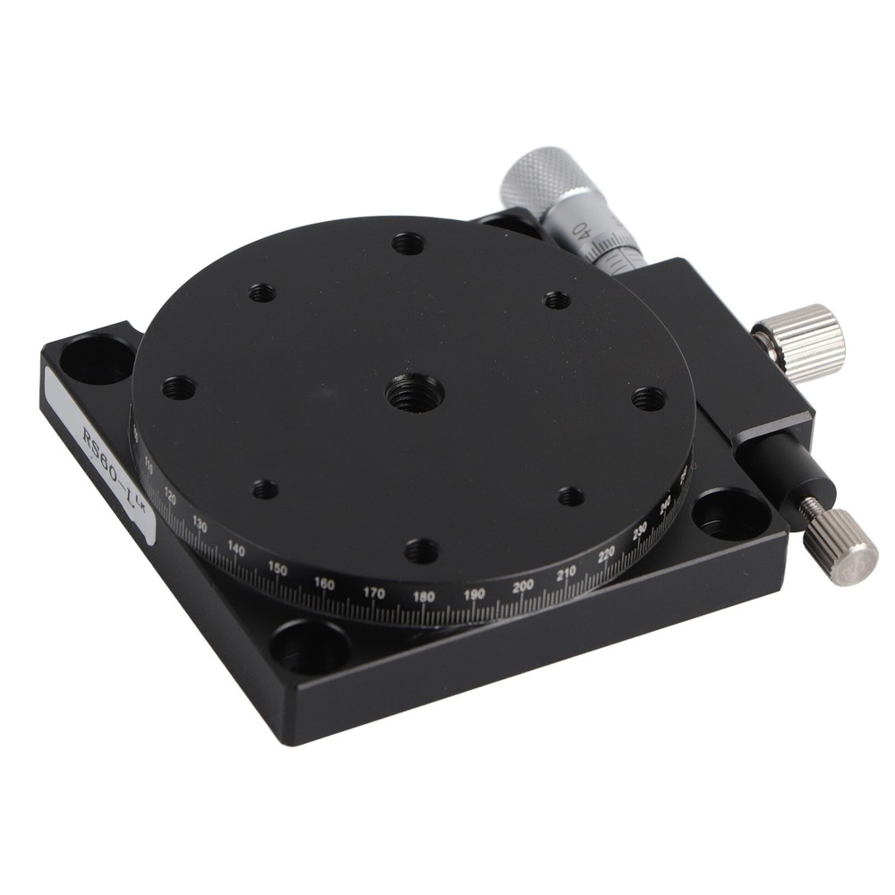 Manual Displacement Platform R Axes Rotating Linear Stage 360° Sliding Table
