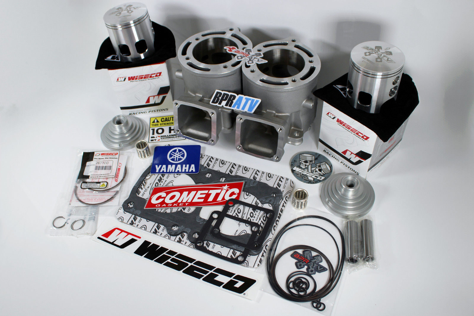 Banshee ARES 68mm Cylinder Kit Complete 421cc Stroker +4mm Wiseco Pistons Gasket