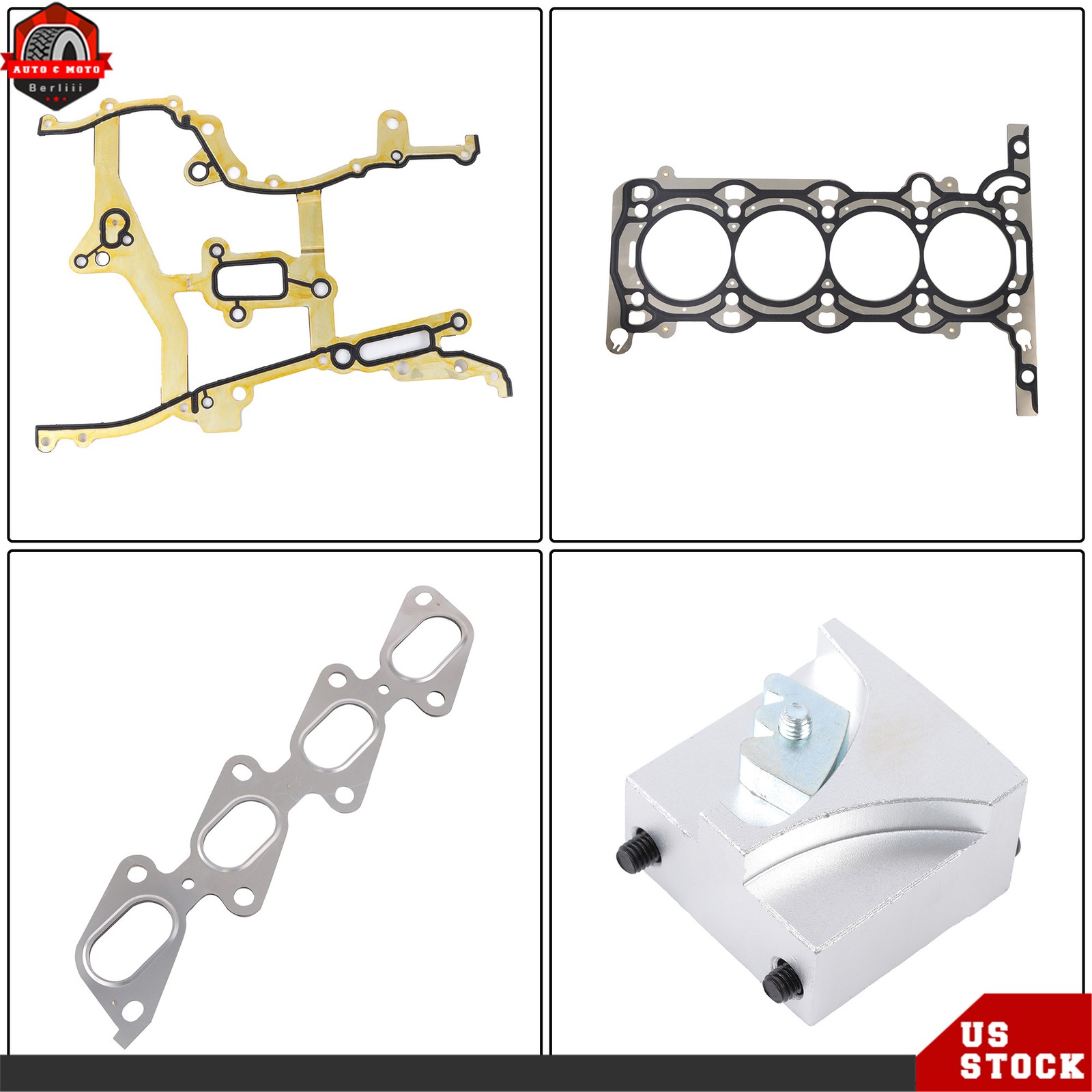 Timing Chain Locking Tool Kit + Head Gasket Set For Chevy Cruze Sonic 1.4L Turbo