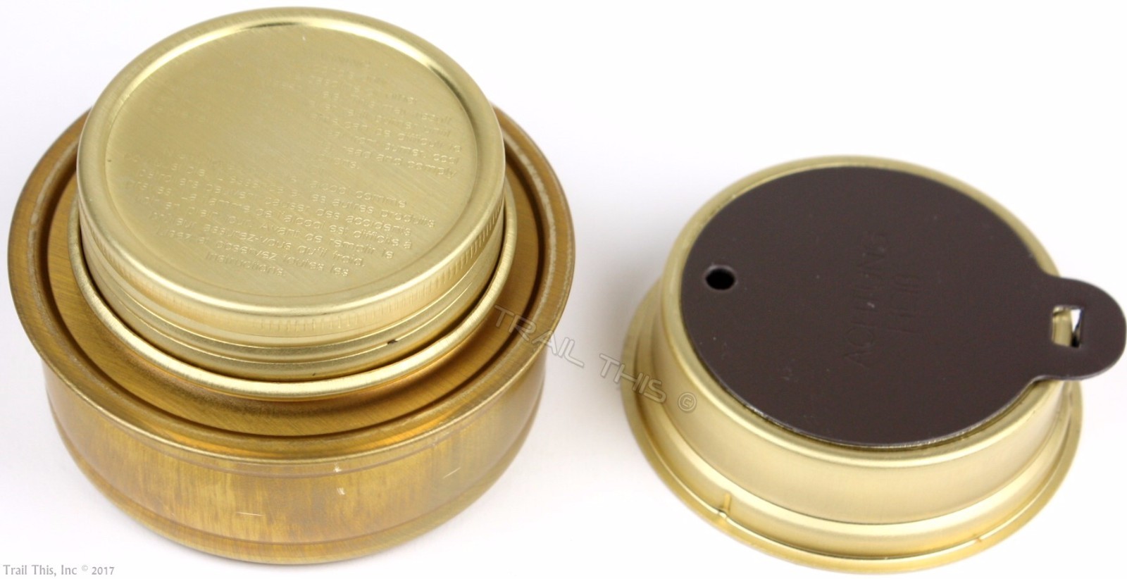 Trangia Spirit Burner Ultralight Alcohol Brass Stove for Camping Backpacking