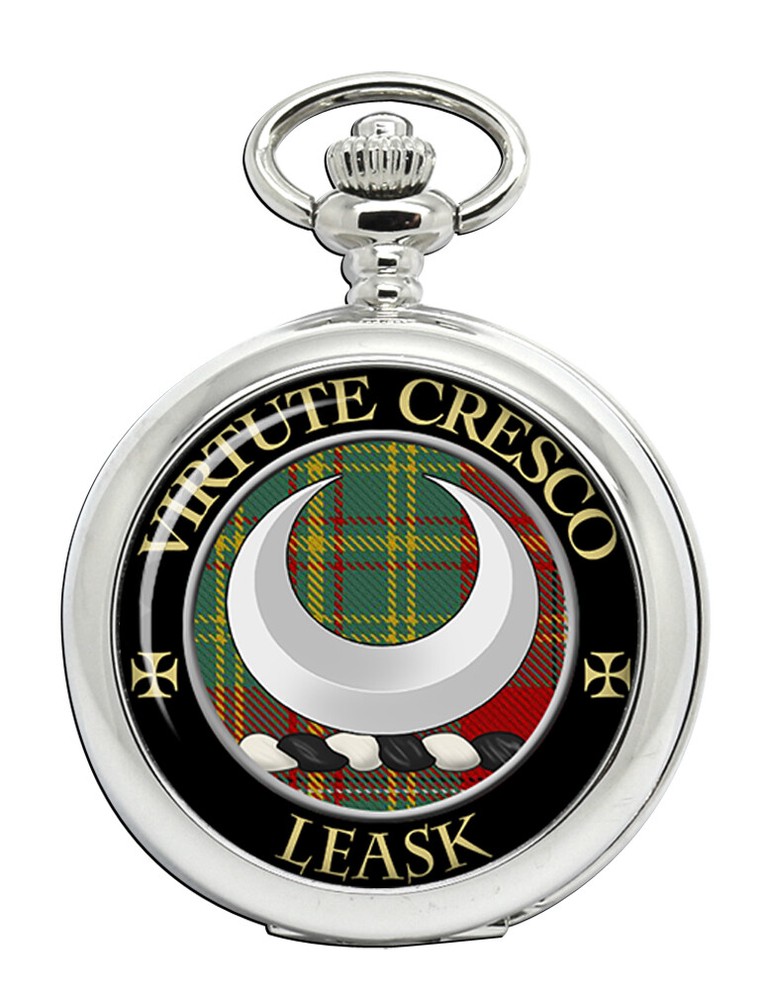 Leask Scottish Clan Pocket Watch