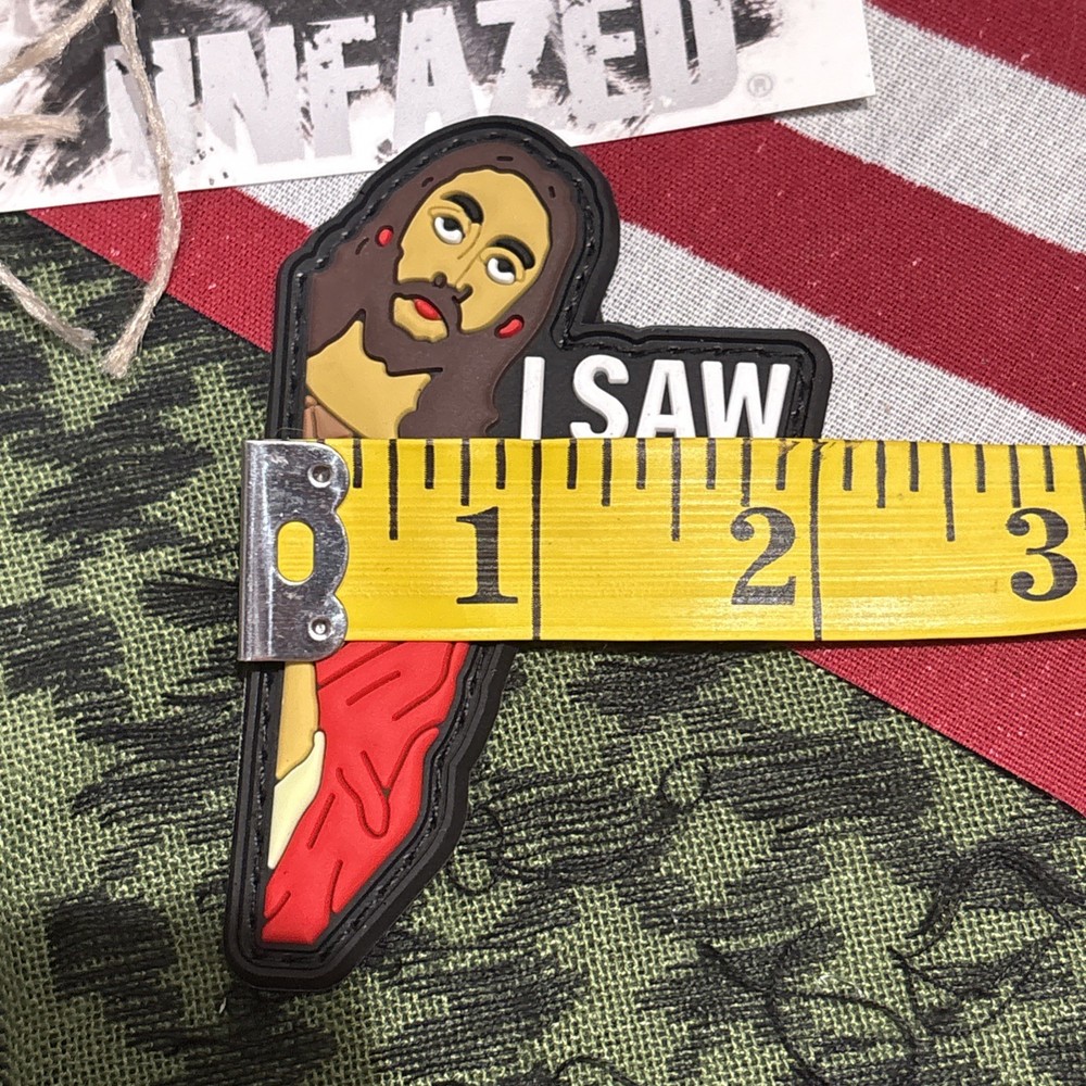 PvC 3D: I Saw That! Morale Tactical Hook & Loop Patch High Quality