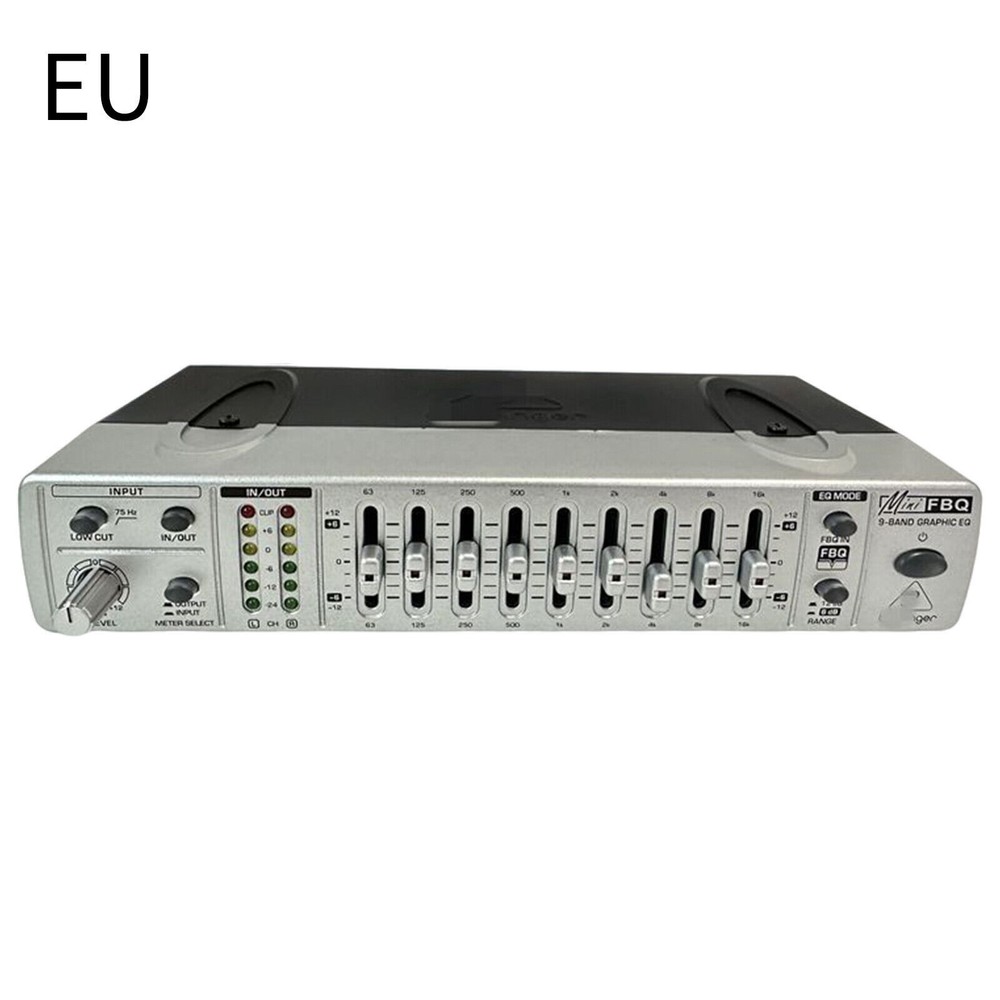 FBQ800 Ultra-compact Graphic EQ Equalizer 9-Band Suppressor Equalizer ProcessoIc