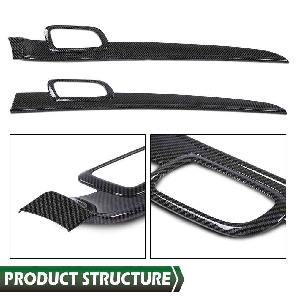 Fit For 2011-2020 Jeep Grand Cherokee Dashboard Panel & Door Handle Cover Trim