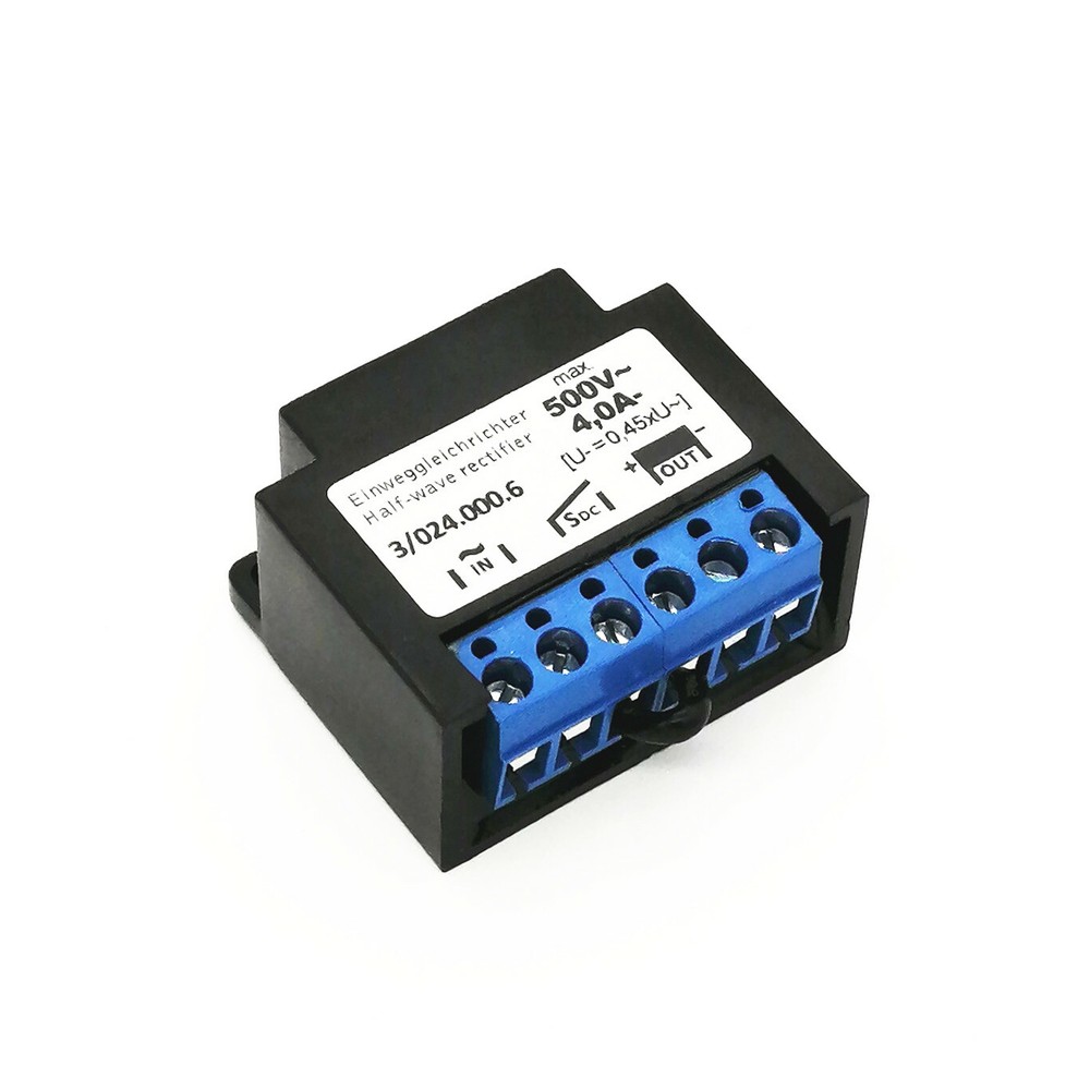 Mayr Einweggleichrichter 3/024.000.6 max 500V~ 4,0A- half wave rectifier module