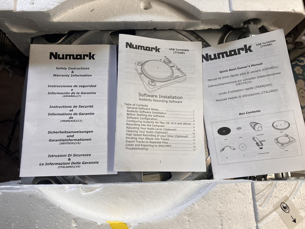 Numark TTUSB DJ Turntable