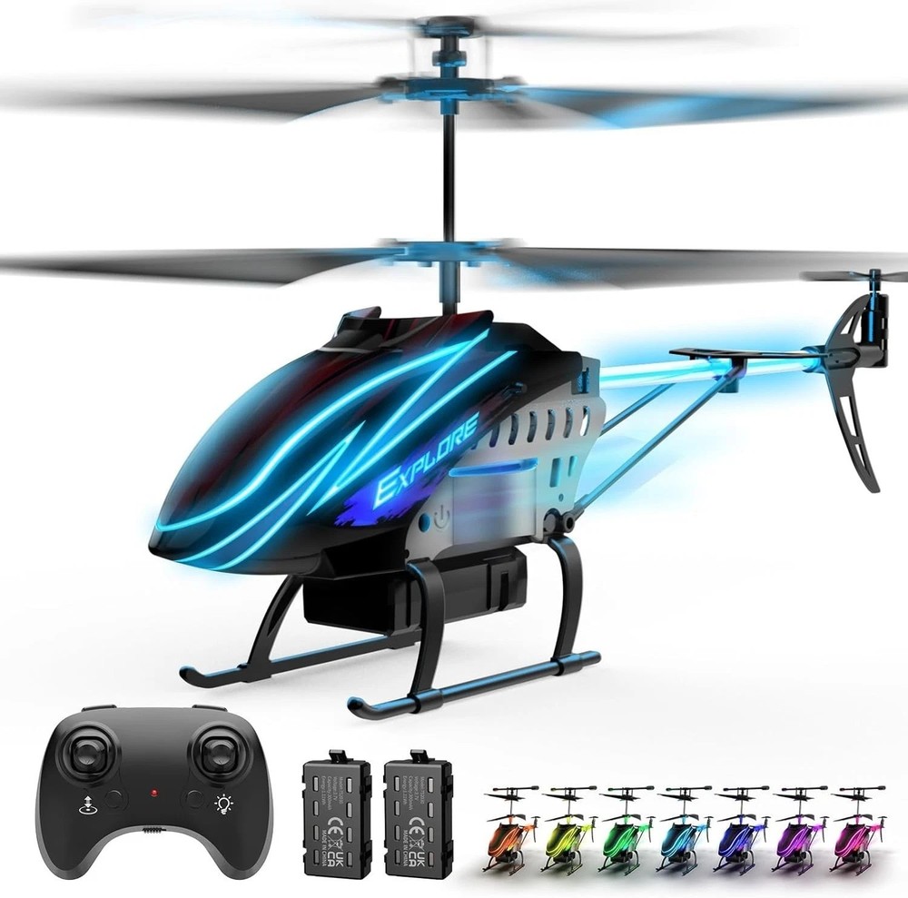 Stunning LED Remote Control Helicopter with 30 Mins Flight & Easy Controls
