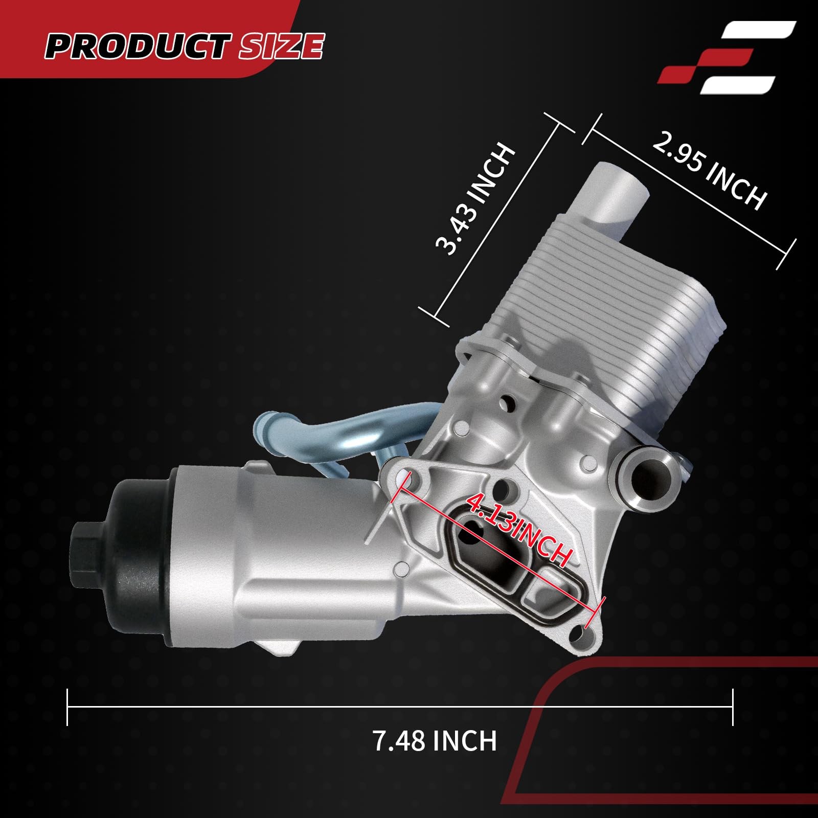 EPPO Oil Filter Housing 918-428 for 2011-2021 Chevy Cruze, 2012-2020