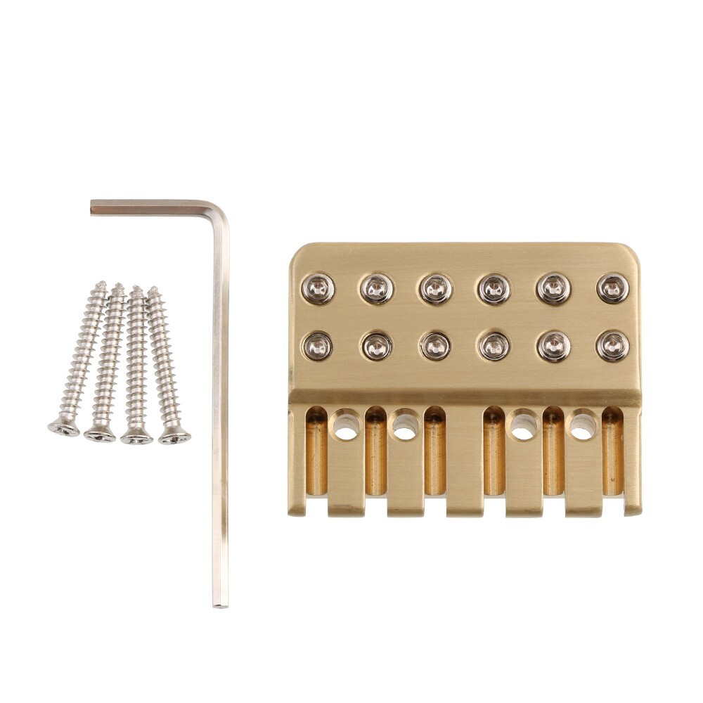 String Lock Guitar Brass Locking Nut for 6 String Headless Guitar