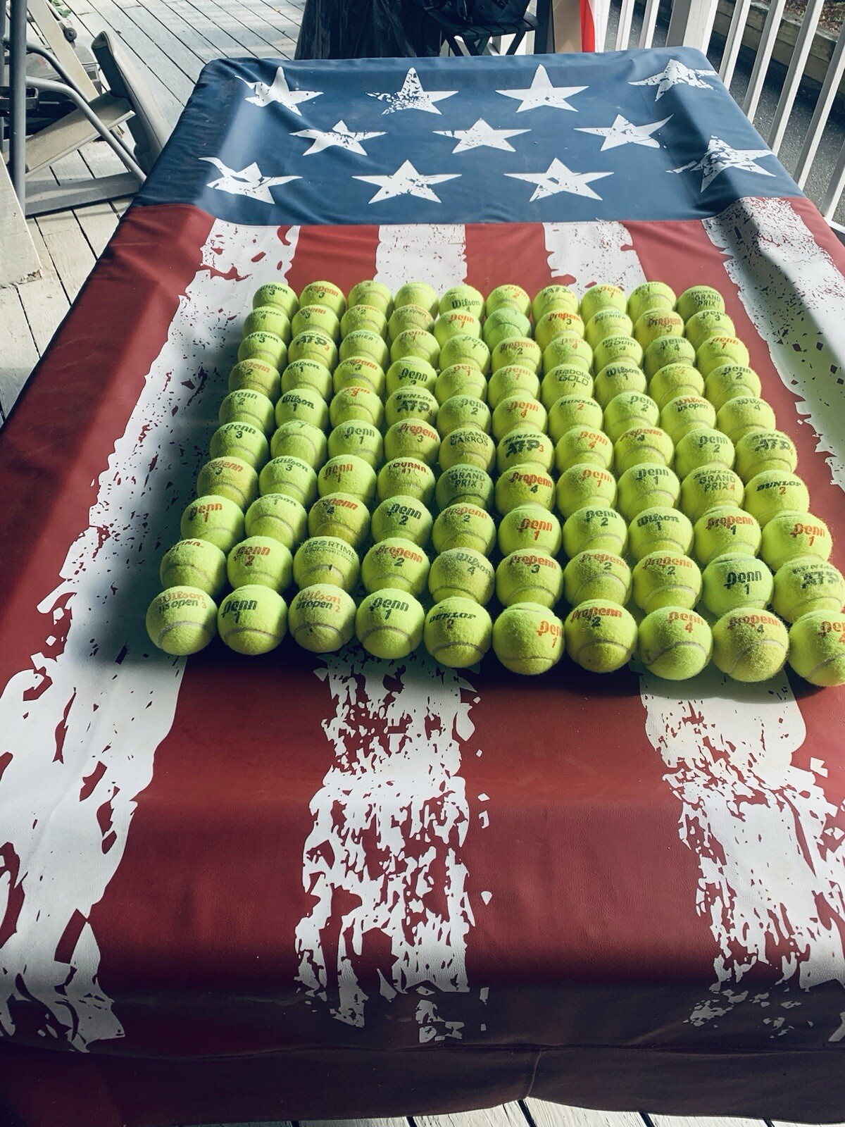 LOWEST PRICED USED TENNIS BALLS ON EBAY - BOX OF 100 ONLY  $ 16. - Limit 2 boxes