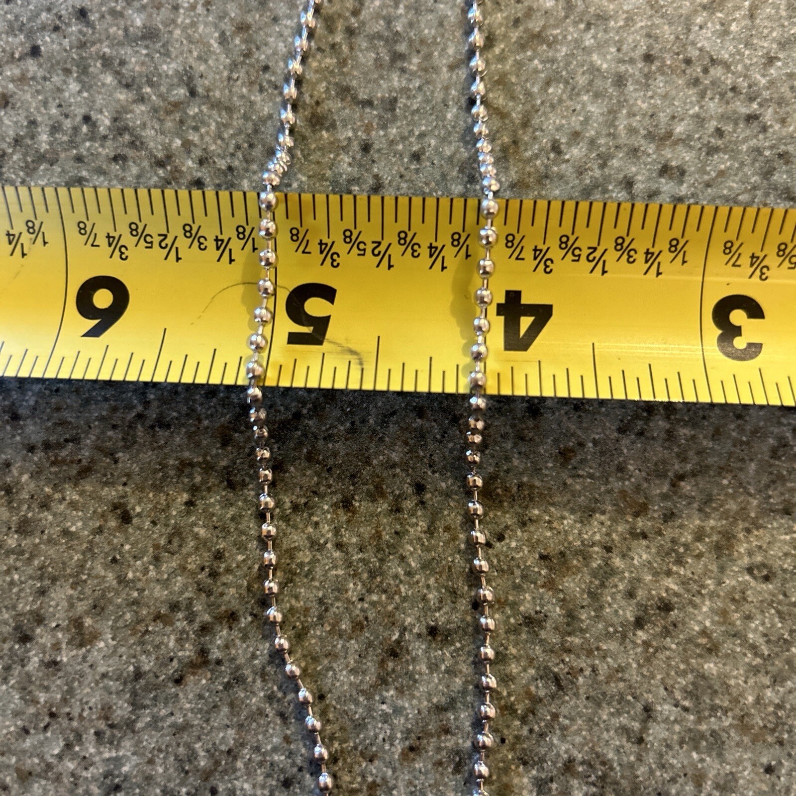 36" Beaded Neck Chain Silver Universal Replacement 4 Police Badge ID Holder New