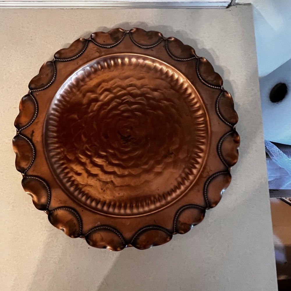 gregorian solid copper Round 13.5” Tray Wire Trim