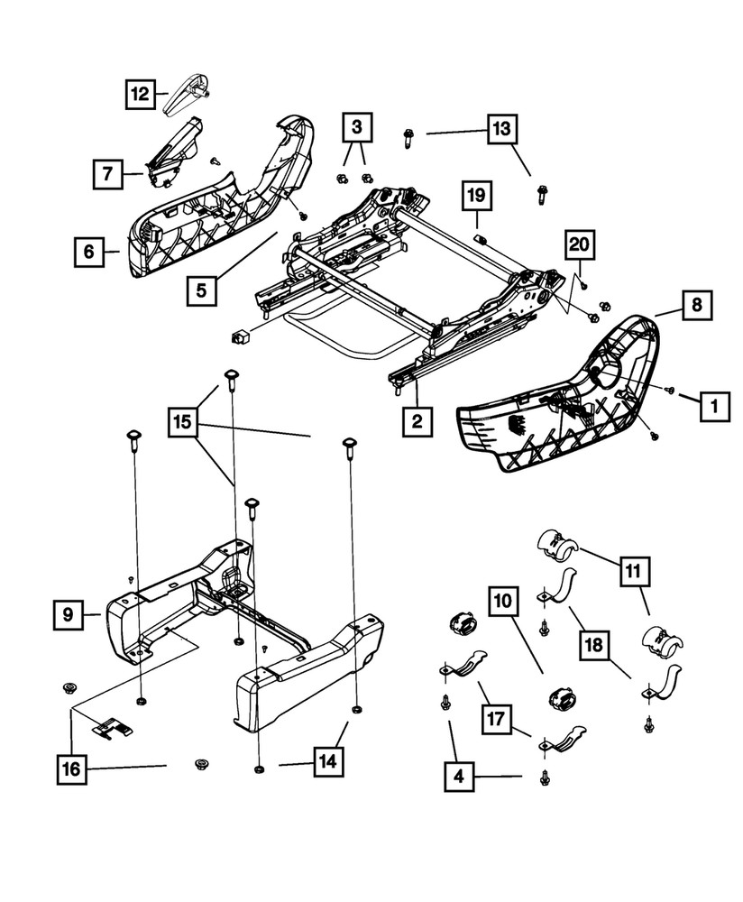 Genuine Mopar Bolt Rear 5016506AA