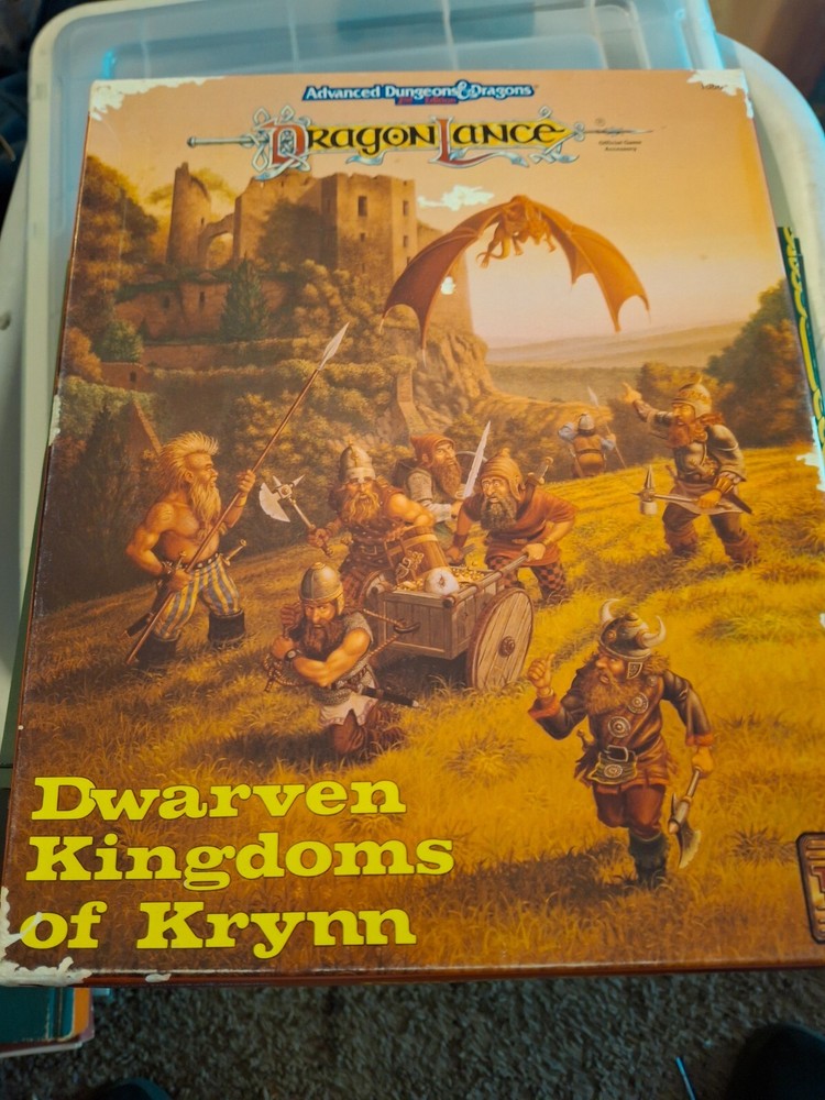 Dwarven Kingdoms of Krynn. Missing 2 maps. Box set