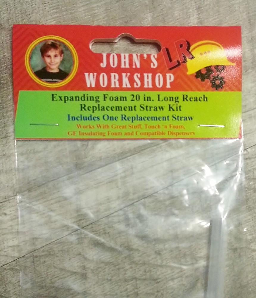 Expanding Insulation 20" 'Long Reach' Straw - Great Stuff Foam Nozzle