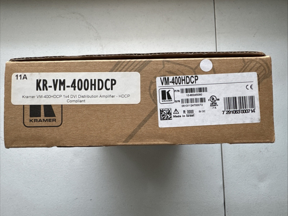 New KRAMER Electronics Mega Tools KR-VM-400HDCP 1:4 DVI Distributor Amplifier