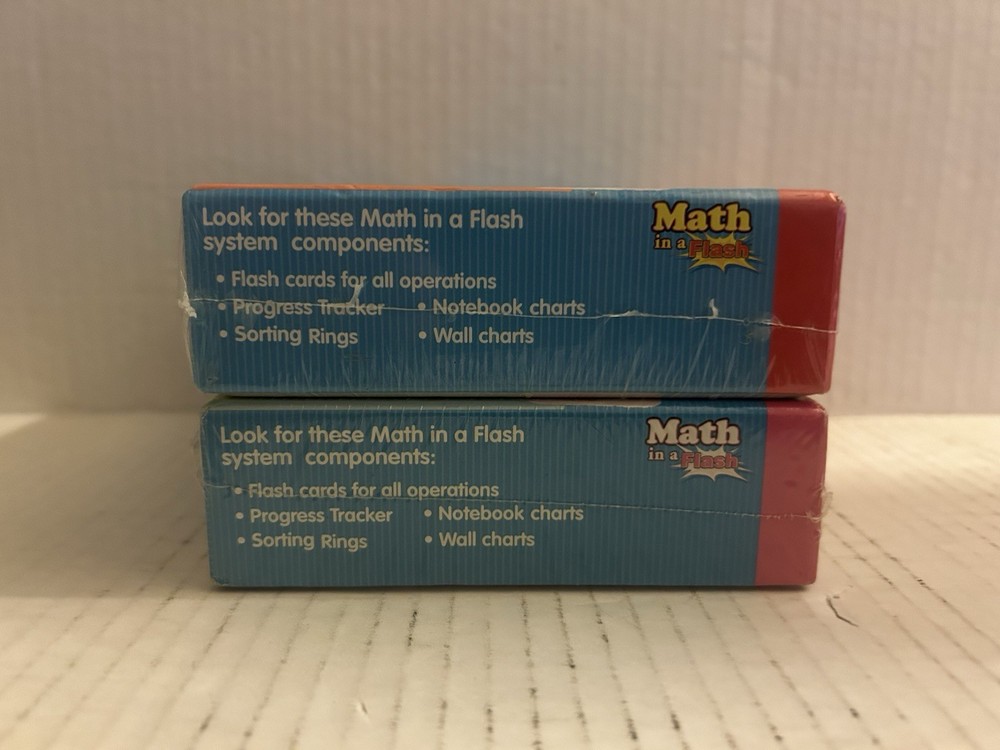 EDUPRESS 169 Flash Cards Math in a Flash Addition + Subtraction
