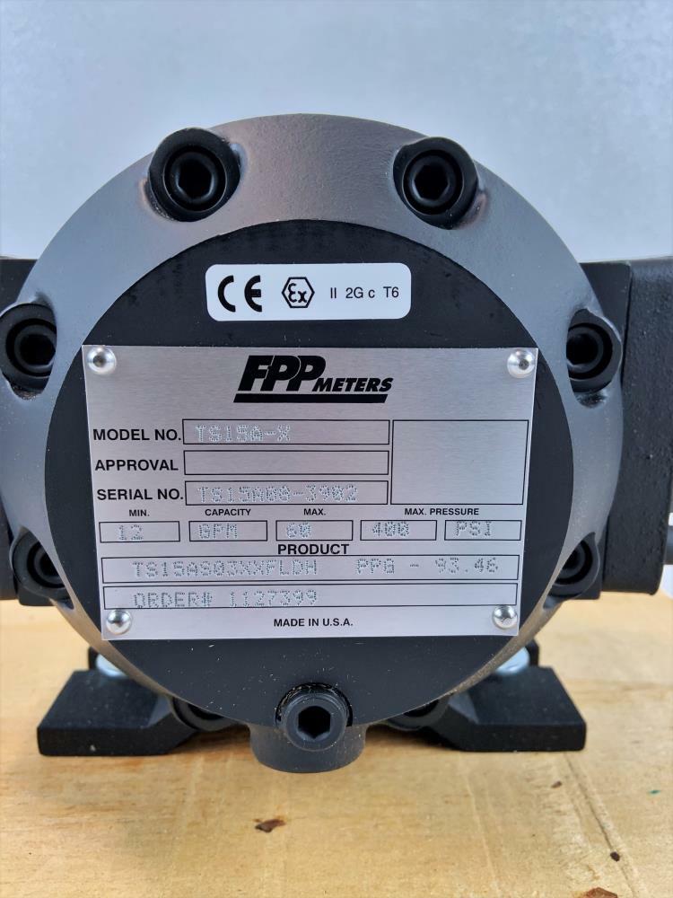 FPP Meters Oval Gear Pulse Flow Meter Pump TS15A-X