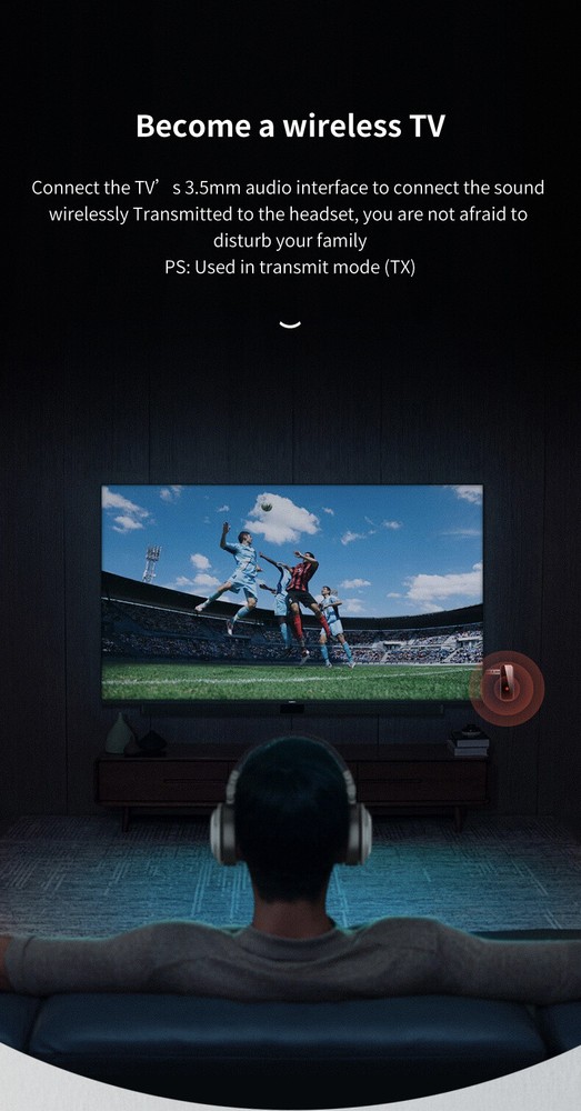 USB Wireless Bluetooth 5.0 Transmitter Receiver for Car Music Audio Aux Adapter