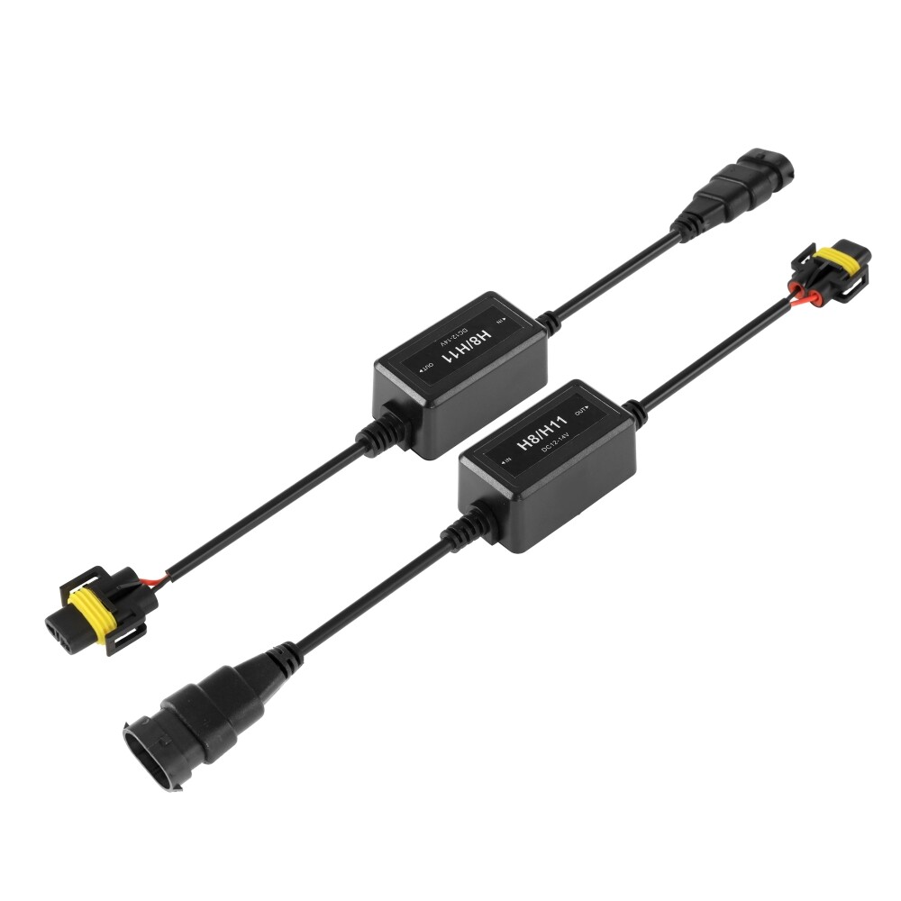 H11 H8 LED Headlight Canbus Error Free Anti Flicker Resistor Canceller Decoder