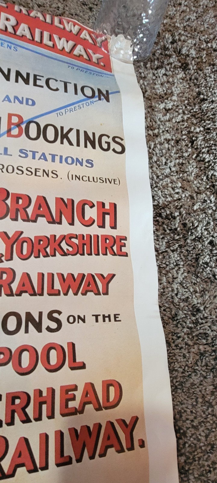 The Liverpool Overhead Railway Poster Lancashire Yorkshire Southport 2/79