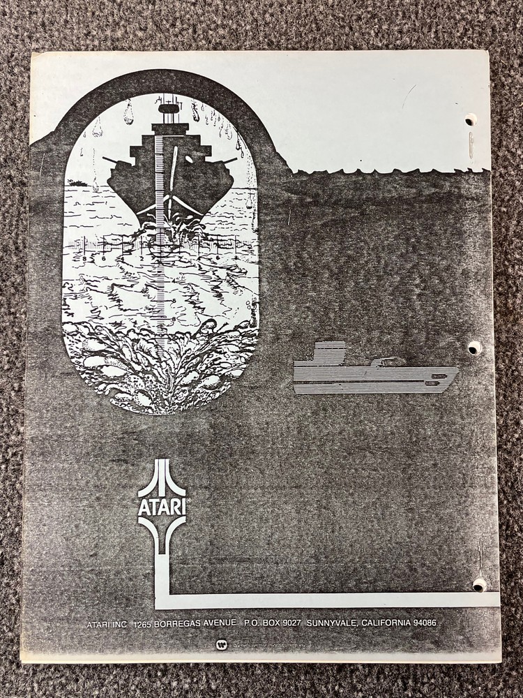 Atari Destroyer Arcade Game Manual Schematics Parts