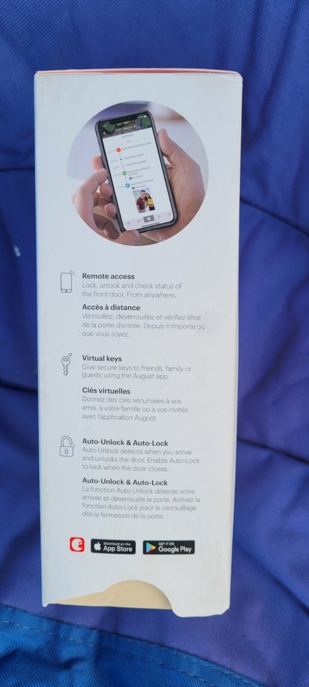 august wifi smart lock silver