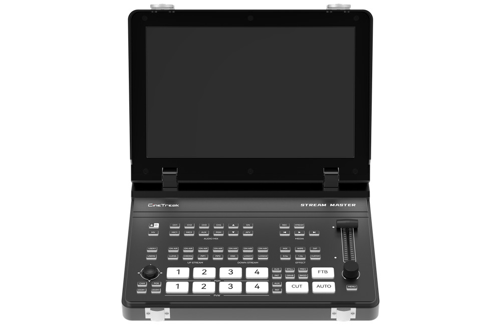 CineTreak Stream Master SDI HDMI Video Switcher 4-CH Controller Panel Recording