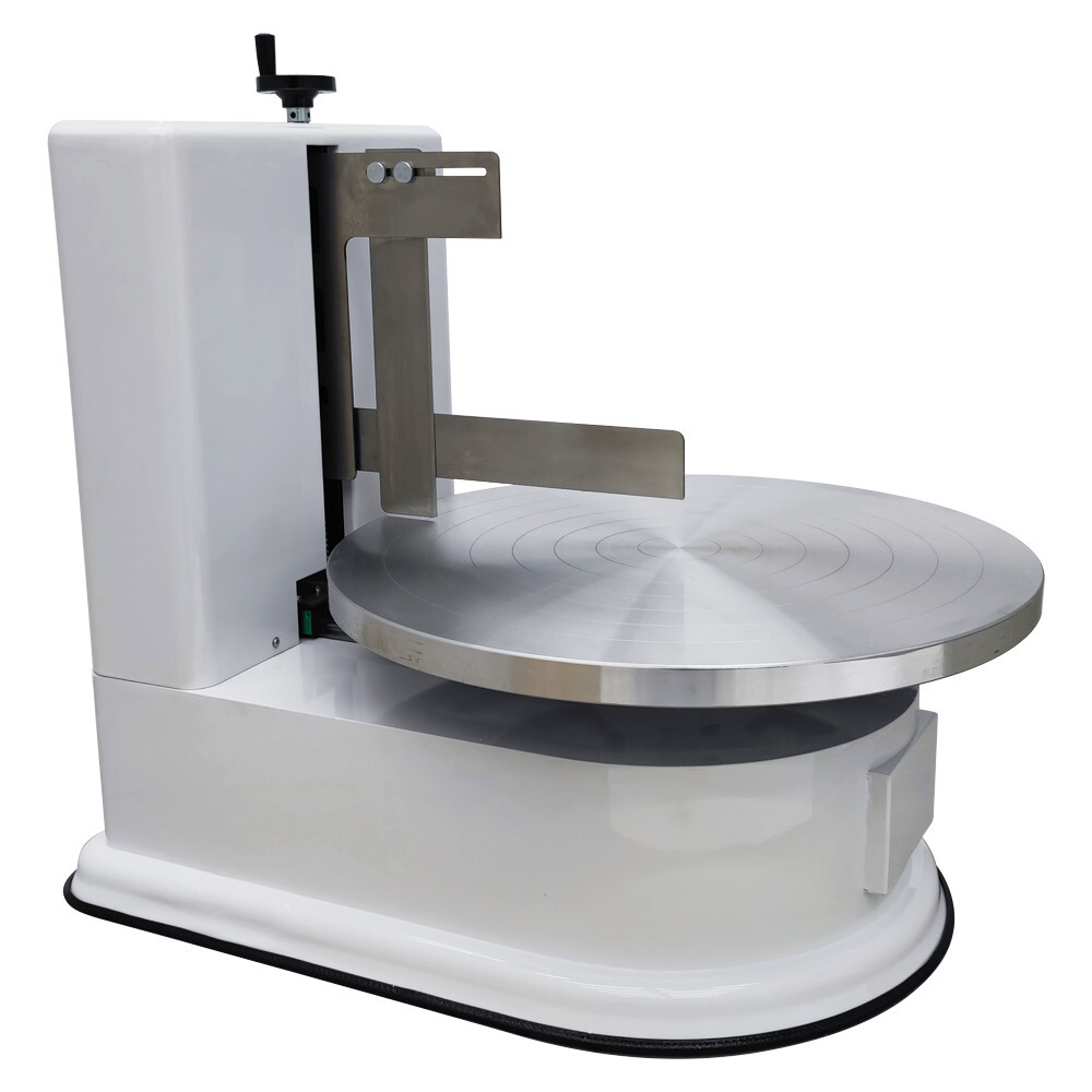 White Automatic Cake Spreading Machine Electric Cake Spreading Machine 110V 60W