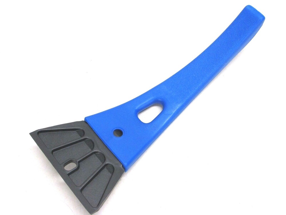 NOS! MALLORY 10" BLUE PLASTIC ICE SCRAPER, #898