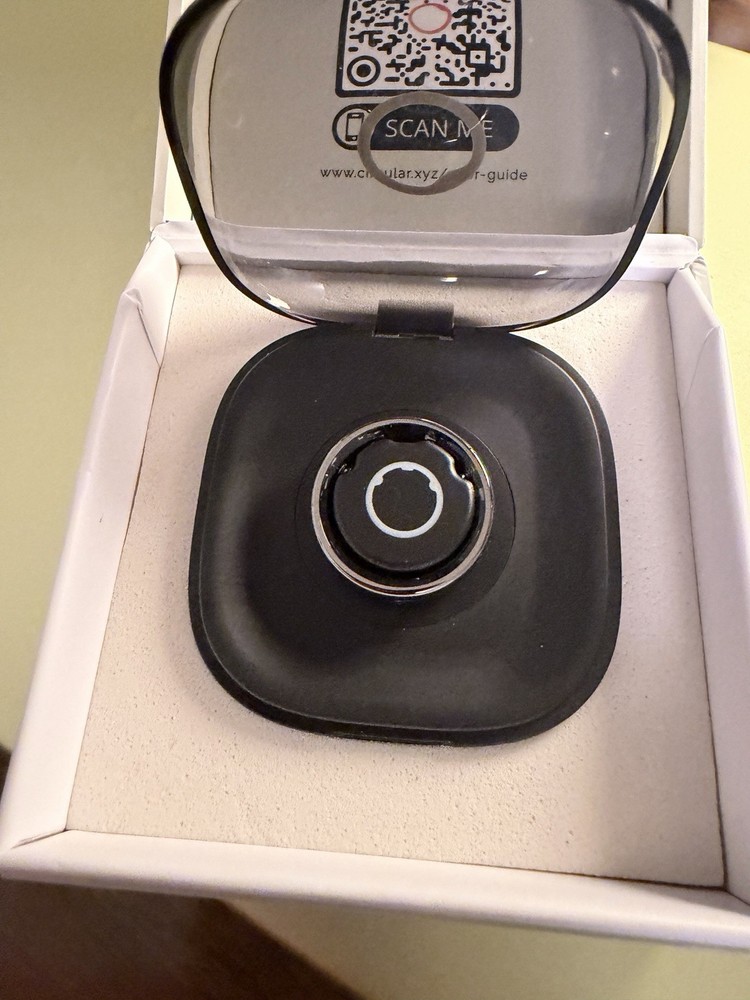 Circular Ring 2 Smart Ring Size 9 Black (Open box)