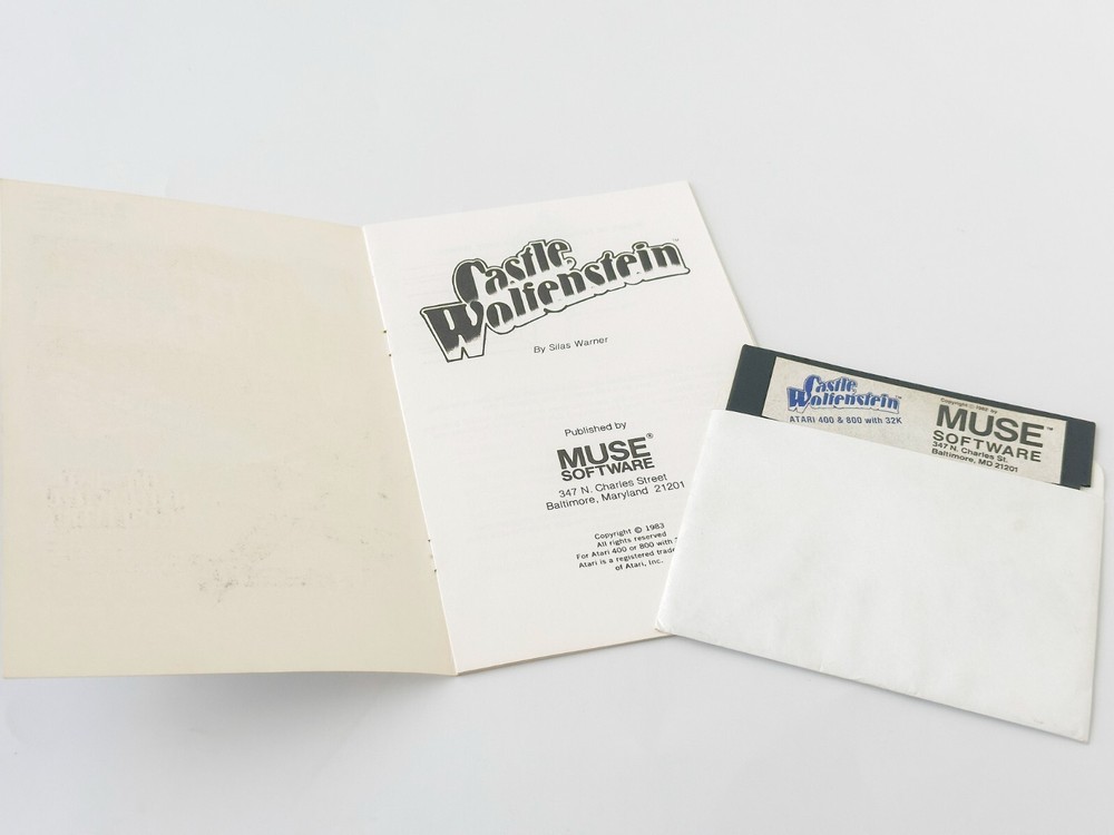 Castle Wolfenstein - MUSE Software - 1983 / Atari 400/800