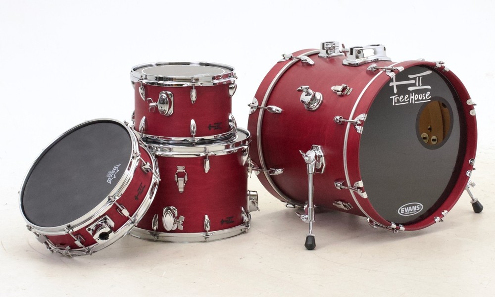 TreeHouse Custom Drums Compact Nesting Kit "Spicy Compact Bordeaux"