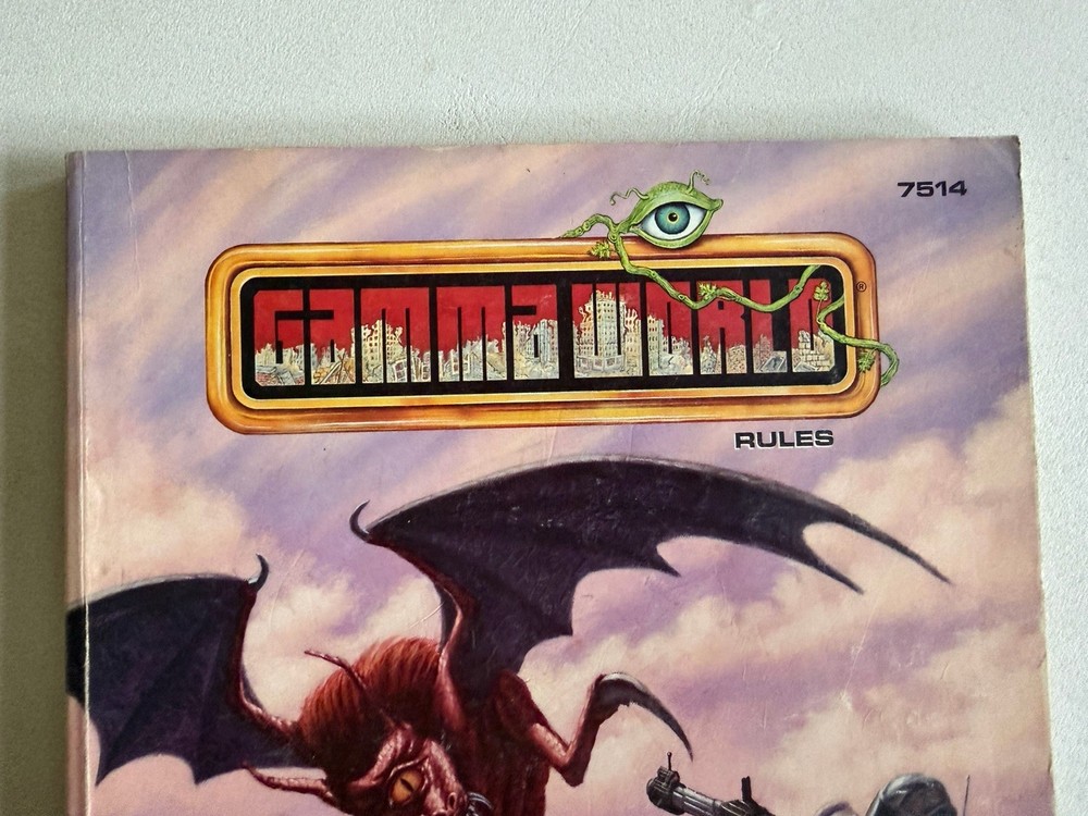 Gamma World Rules 7514 Guide Book Game Module Rulebook Source 1992