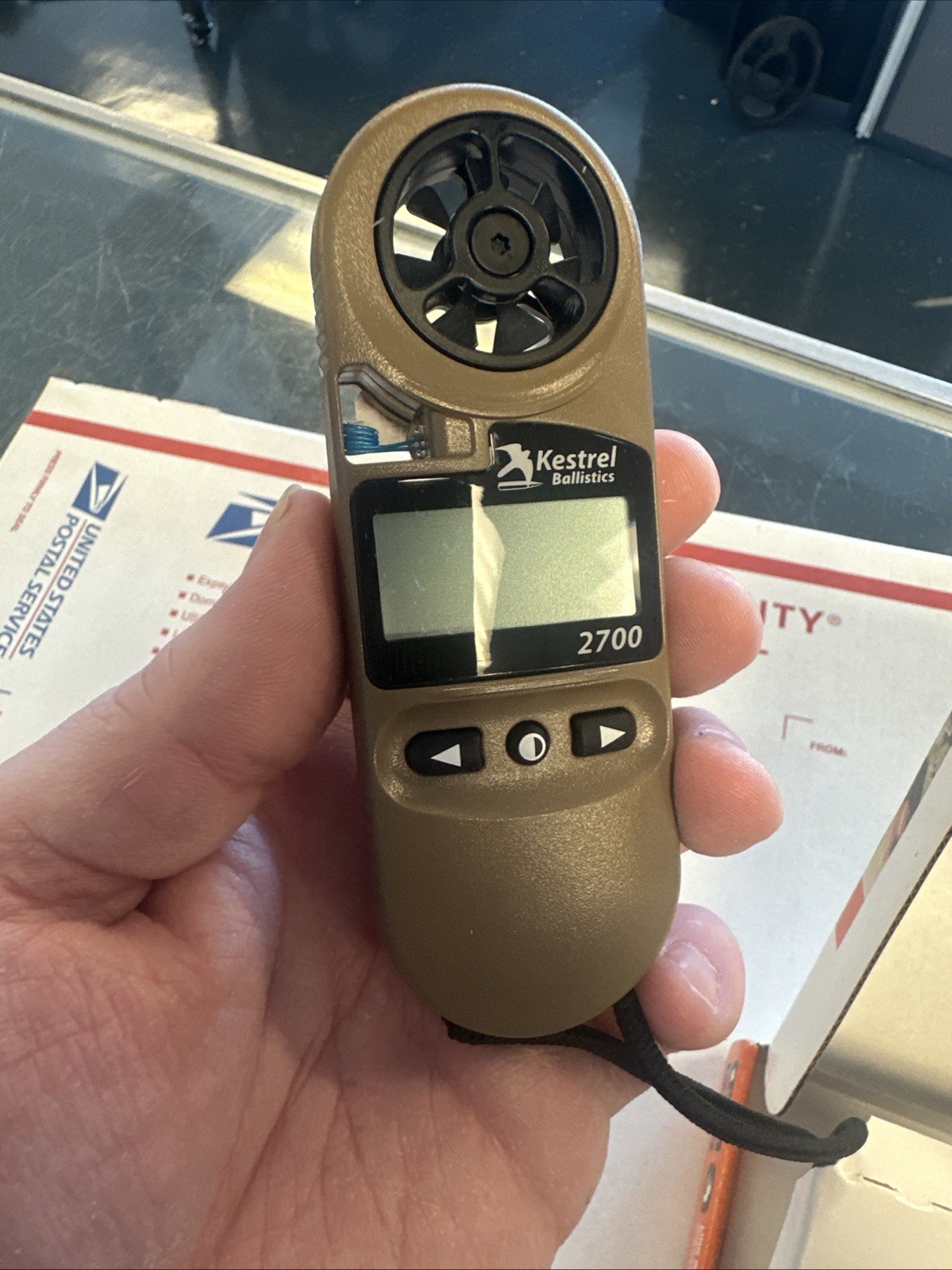 Kestrel 2700 Ballistic Weather Meter Tan LNIB Tested Working FREE SHIPPING !
