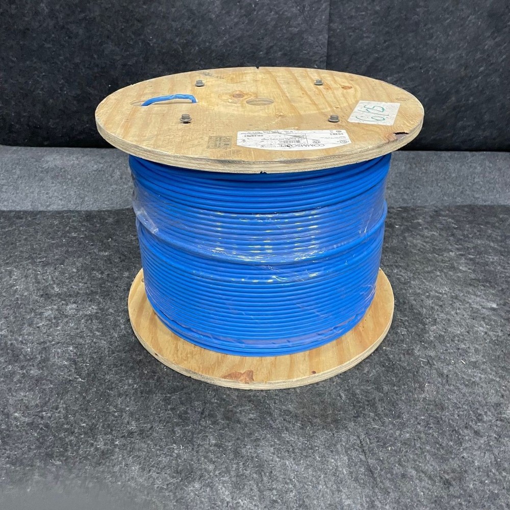 COMMSCOPE Communications Cable Category 6A Plenum, 4 Pair, 1000 ft, 760122630*