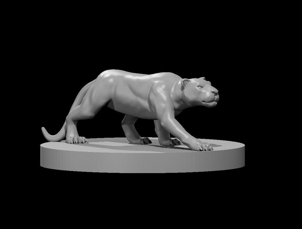 Panther Monster Manual 28mm Scale DND D&D Tabletop Mini