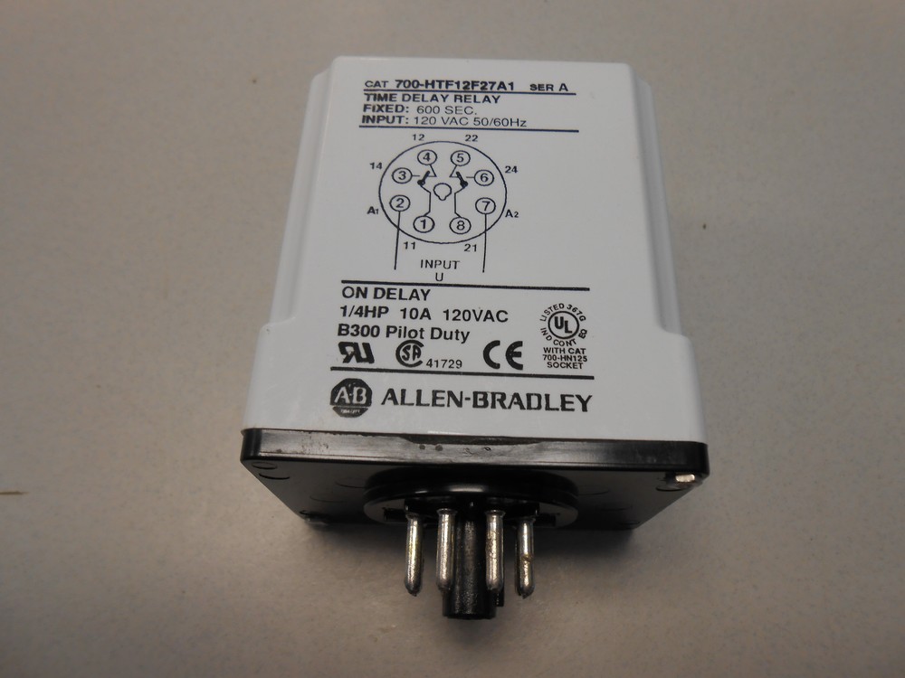 ALLEN BRADLEY 700-HTF12F27A1 TIME DELAY RELAY