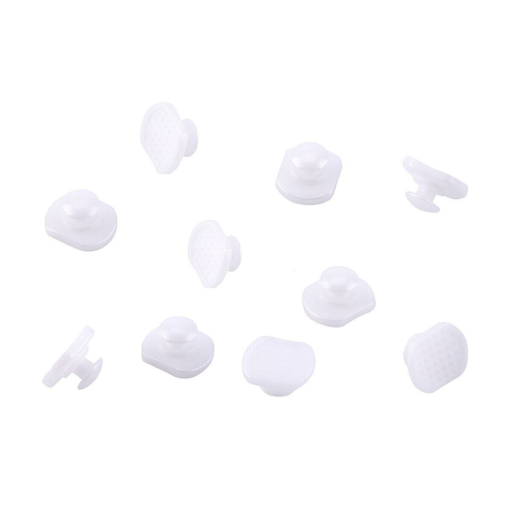 Dental Orthodontic Composite Ceramic Lingual Button Bondable Rectangular/Round