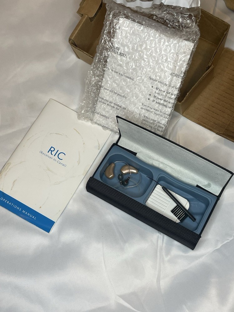 ric hearing aids (size 312 battery brown)
