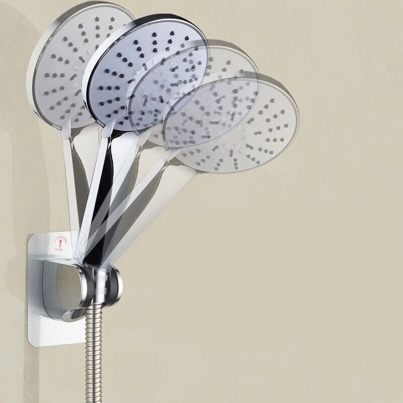 Self-adhesive Handheld Shower Head Holder Adjustable Wall Mount Shower Bracket